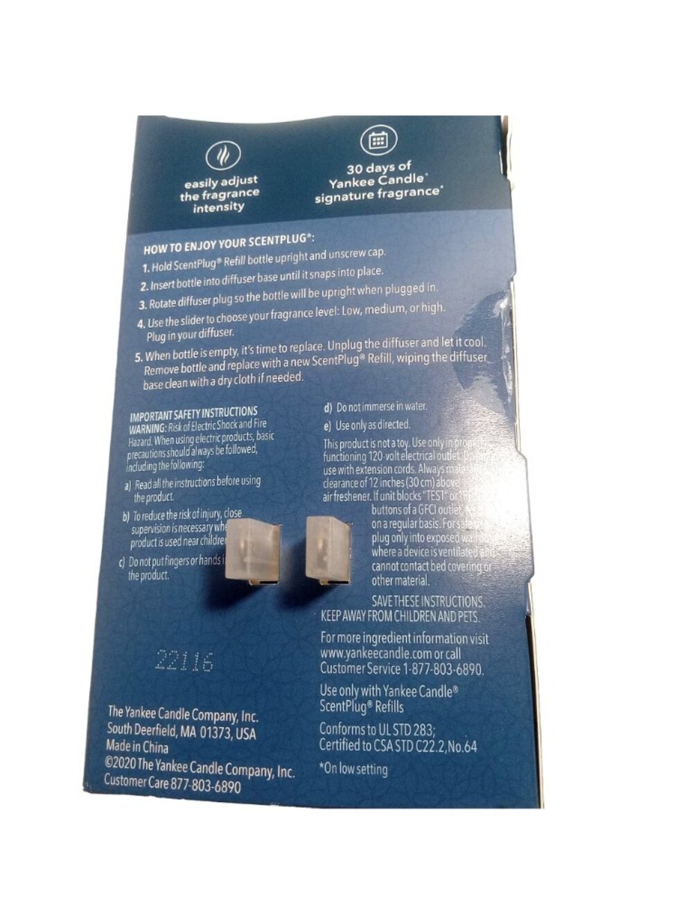 Yankee Candle Scentplug Diffuser NIB Dove Plug In Home Fragrance Designer Shade - Picture 7 of 11